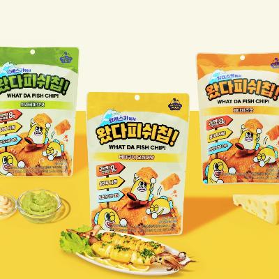 왔다피쉬칩 자연산 명태 고단백질 영양간식 스낵 3종
