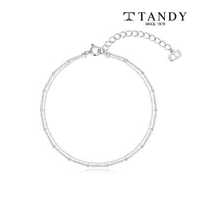 [TANDY] 탠디 실버925 체인 볼 레이어드 두줄 팔찌 TDB506