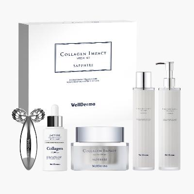 [1+1]웰더마 사파이어 콜라겐 임팩트 스페셜 기프트 세트