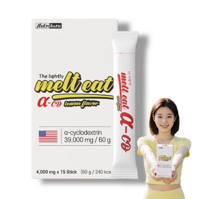 [뉴트리하루] 더 가볍게 멜트잇 알파cd 레몬맛 알파시클로덱스트린 15 Stick