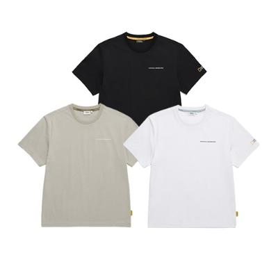 [내셔널지오그래픽] 소로나 쿨맥스 스몰로고 반팔티셔츠 N246UTS210