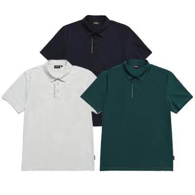 [내셔널지오그래픽] 트리코트 스몰로고 피케티셔츠 N246MPL210