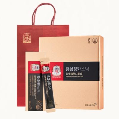 [정관장] 홍삼정화스틱 6년근 홍삼 차가버섯 + 선물용 쇼핑백 증정