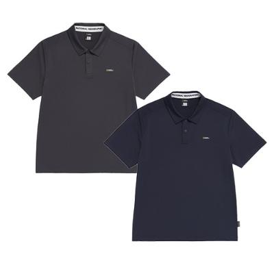 [내셔널지오그래픽] UV차단 아스킨 카라 반팔티셔츠 N266MPL210