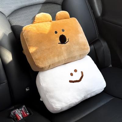 귀여운 다이노탱 캐릭터 차량용 목베개 목쿠션 / 자동차 용품 헤드레스트 여행