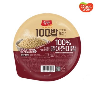 [동원] 양반100밥 100% 발아현미밥 130g x 24개