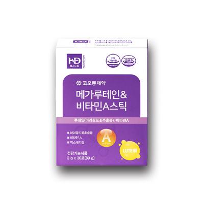 [코오롱제약] 메가 루테인 & 비타민A 스틱 (2gx30포)/마리골드꽃 추출물/비타민A 함유/눈 건강