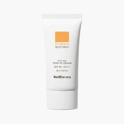 웰더마 펌킨 비타 톡스 톤업 크림 SPF 50+ 50ml