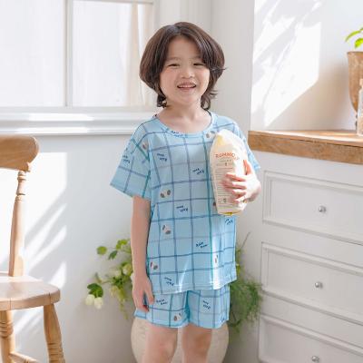 마벨슈슈 큐트도그 체크 쿨냉감 반팔세트 MBH534