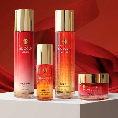 스와니브 24K 골드 스네일 기초 4종 세트