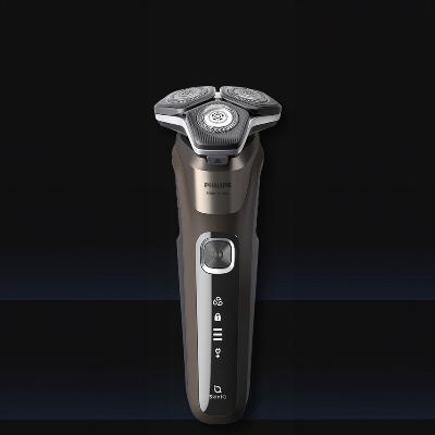 필립스 SkinIQ 5000 시리즈 면도기 레더 브라운 S5886/31