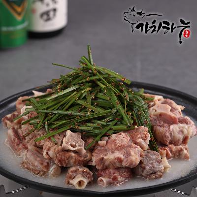 [가치하누} 부추무침 소꼬리 수육전골 1,5kg (3~4인분)