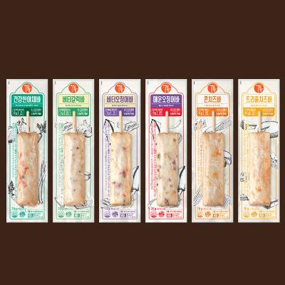 [어설랑 핫바] 밀가루 없는 어묵바 70g 6종