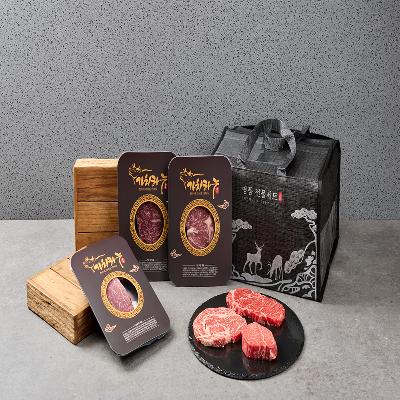 [가치하누] 1++한우투뿔 구이용 특수부위 선물세트