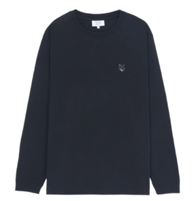 메종키츠네 볼드폭스 헤드 패치 롱슬리브 티셔츠