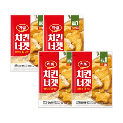 [하림]치킨너겟 300g 4개 세트