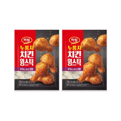 [하림] 누룽지 치킨 윙스틱 330g 4개 세트