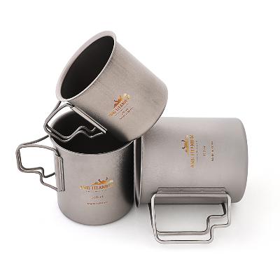 AMG티타늄 싱글머그컵 캠핑 등산 백패킹 아웃도어 초경량 휴대용 컵