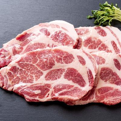 [에이징그라운드] 듀록흑돼지 목살 5mm 로스구이 500g