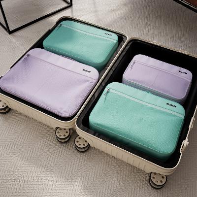 [노블앤코] 다가즈가 우주 압축파우치 L (민트/라벤더)