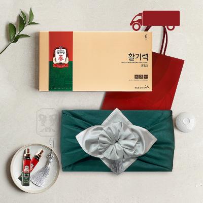 [정관장] 활기력 30병 (보자기+노리개포장)