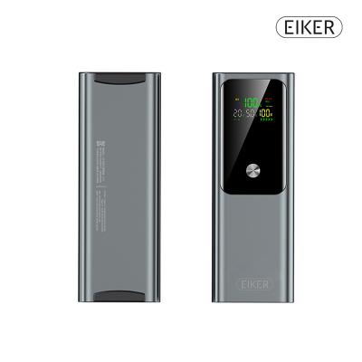 EIKER 100W PD3.1 양방향 고속충전 보조배터리 LED 디스플레이 20000mAh