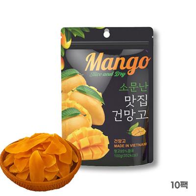 [망고팜] 쫀득 달콤한 골드망고 말랭이 35g