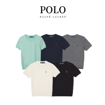 [폴로 랄프로렌] POLO 여성 코튼 블랜디드 반팔 스웨터셔츠