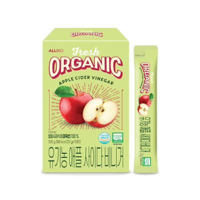 [올바이오] 유기농 애플사이다비니거 애사비 스틱 20g*15입 X 3박스