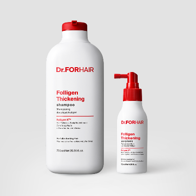 [닥터포헤어] 저자극 볼륨강화 탈모샴푸 폴리젠 씨그닝 샴푸 500ml+두피영양제 폴리젠 씨크닝 스칼프 토닉 120ml