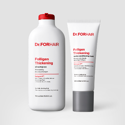 [닥터포헤어] 탈모+영양 케어 세트_폴리젠 씨크닝 샴푸 500ml+폴리젠 씨크닝 스칼프 컨디셔닝 마스크 200ml