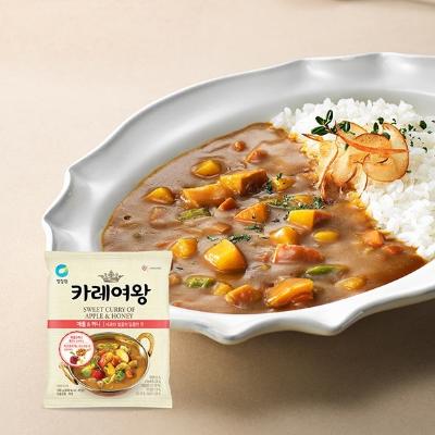 [청정원] 카레여왕 애플&허니 108g