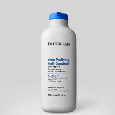 [닥터포헤어] 에어로 퓨리 파잉 안티댄드러프 샴푸 500ml(올인원 비듬 클린 샴푸)