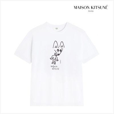 [Maison Kitsune]메종키츠네 남여공용 파티 폭스 컴포트 티셔츠