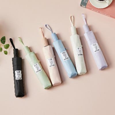 [UV 헌터스] 3단 자동 블랙 암막 양우산 가벼운 99.9% 자외선차단 튼튼한 방수 발수