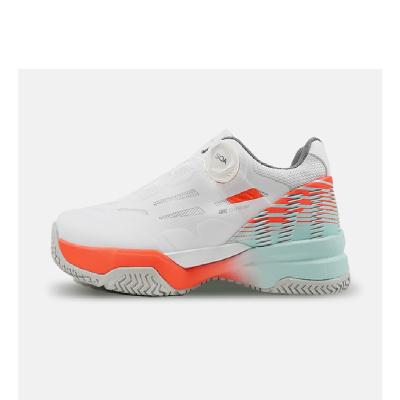 비트로 남녀공용 테니스화 와이드핏 엄스톤3 TSI (WHITE&NEON ORANGE) 보아 핏 시스템