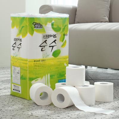 [하얀티슈] 우리동네 순수 3겹 데코 엠보싱 화장지 25m*30R