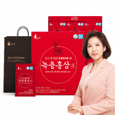 [추석한정특가][김소형원방] 녹용홍삼진 (70ml x 30포) + 선물용 고급 쇼핑백