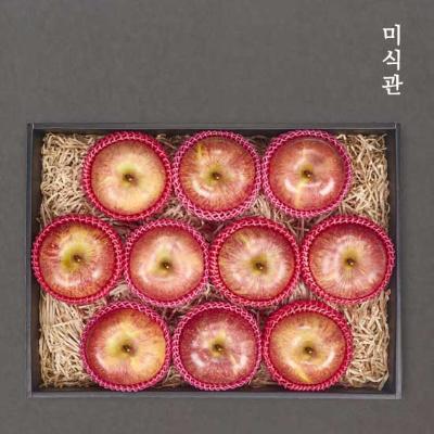 [미식관] 프리미엄 청송사과 중과 실속세트 9-10과/2.5kg내외