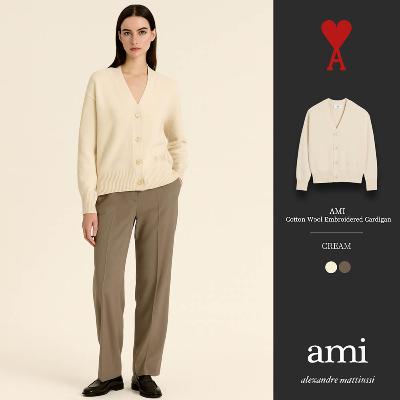 [AMI]아미 크로셰 가디건