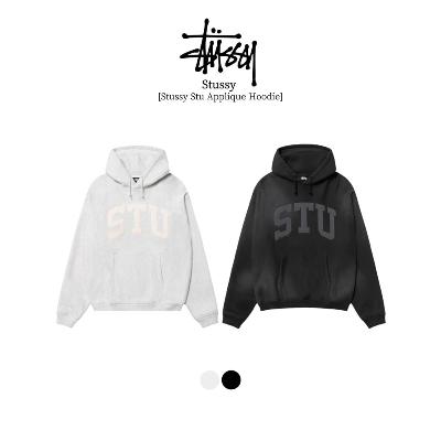 [STUSSY]스투시 아플리케 기모 후드