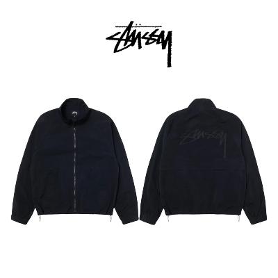 [STUSSY]스투시 웜업 바람막이(블랙)